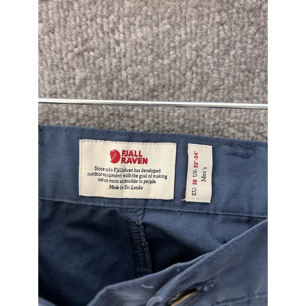 Fjallraven Greenland Pro G-1000 Cargo Trouser Pants Mens Sz 33-34 Blue Gorpcore